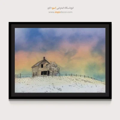 تابلو طرح آبرنگی - اسپو دکور