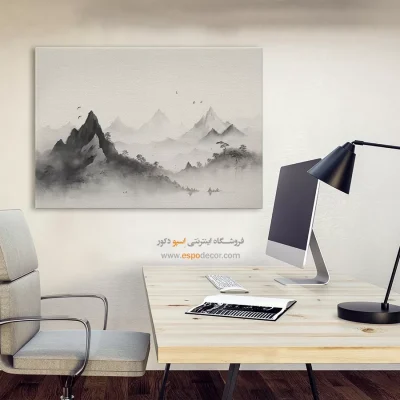 تابلو طرح آبرنگی - اسپو دکور