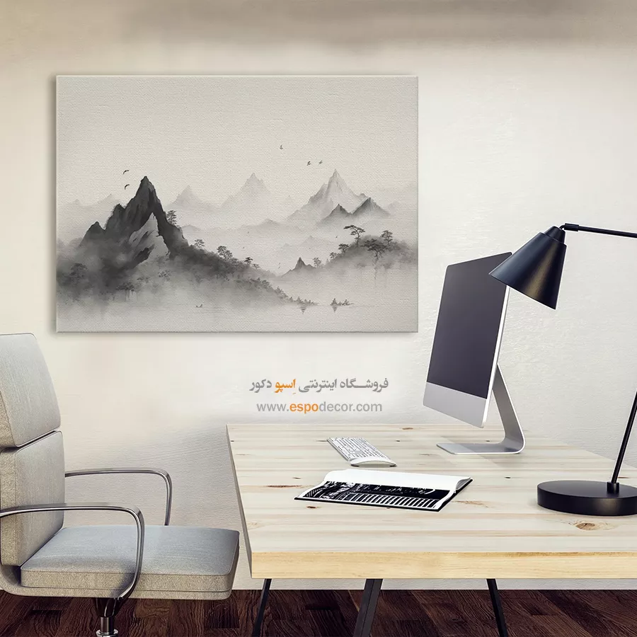 تابلو طرح آبرنگی - اسپو دکور