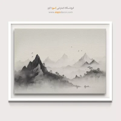 تابلو طرح آبرنگی - اسپو دکور