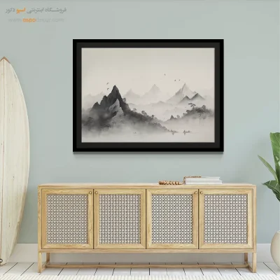 تابلو طرح آبرنگی - اسپو دکور