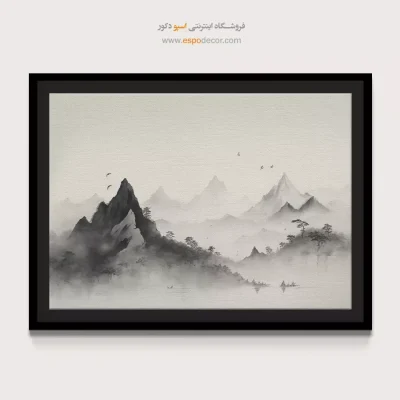 تابلو طرح آبرنگی - اسپو دکور