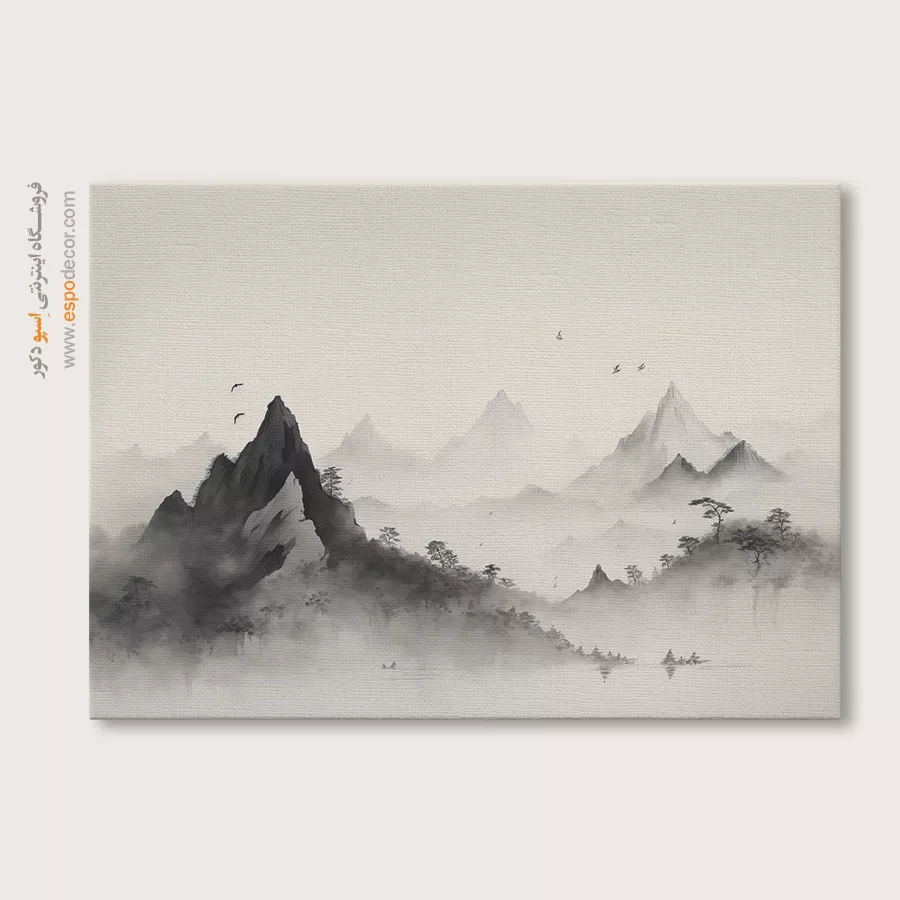 تابلو طرح آبرنگی - اسپو دکور