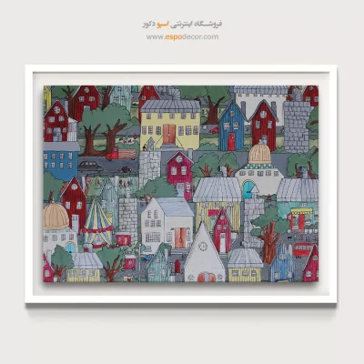 تابلو طرح آبرنگی - اسپو دکور