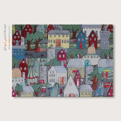 تابلو طرح آبرنگی - اسپو دکور