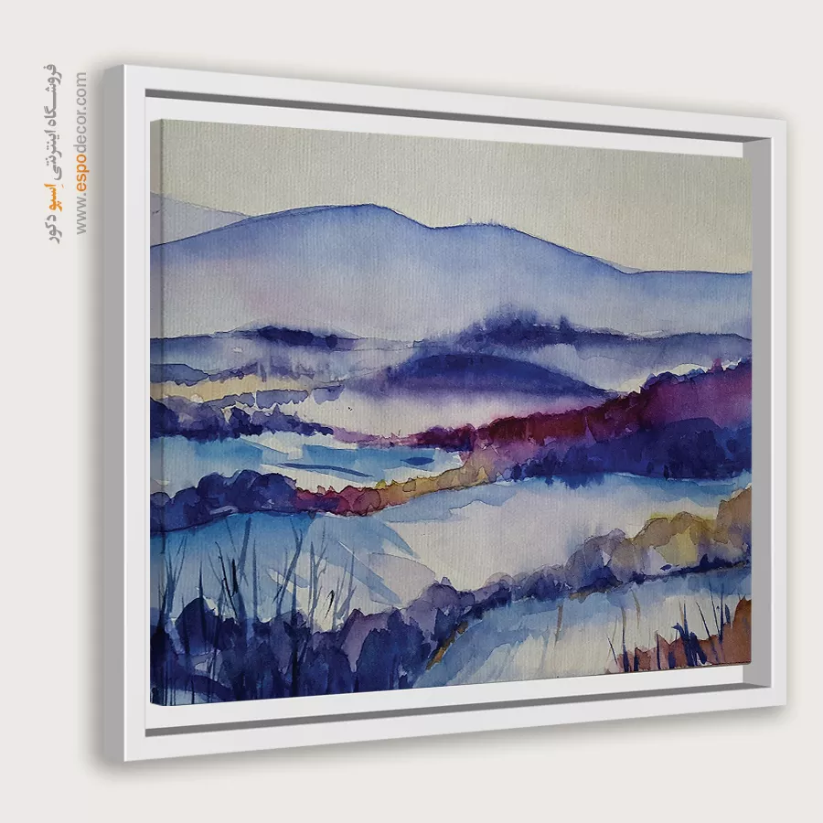 تابلو طرح آبرنگی - اسپو دکور