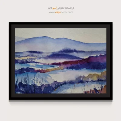 تابلو طرح آبرنگی - اسپو دکور