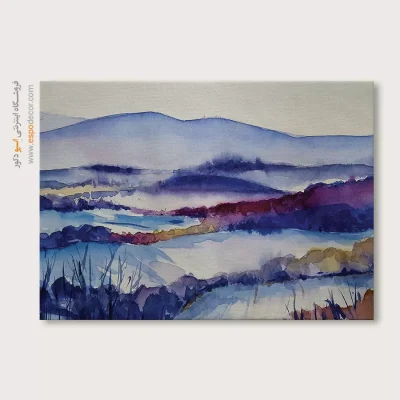 تابلو طرح آبرنگی - اسپو دکور