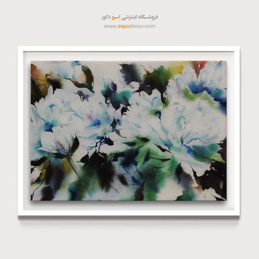 تابلو طرح آبرنگی - اسپو دکور