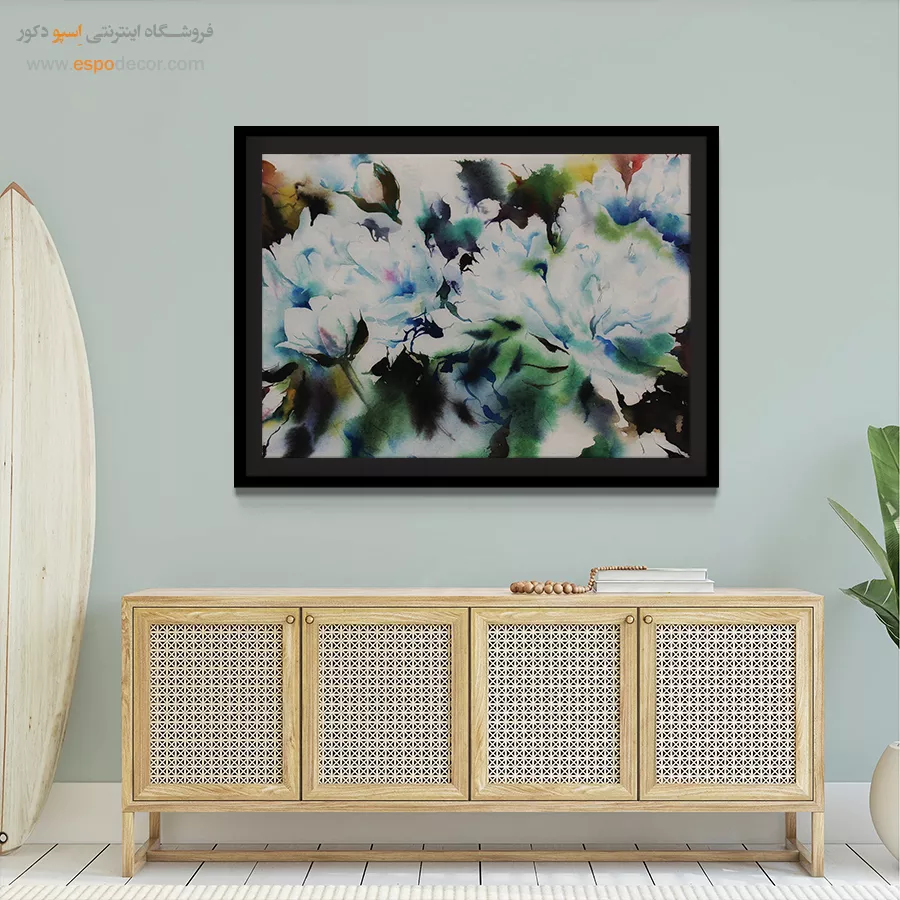 تابلو طرح آبرنگی - اسپو دکور