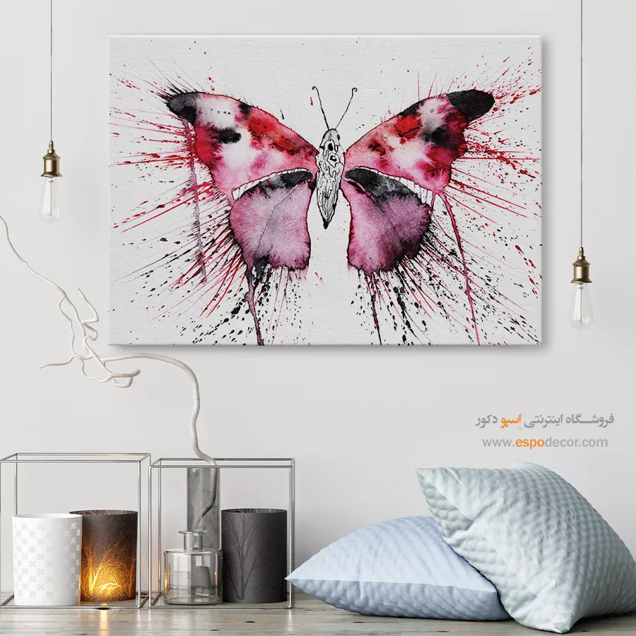 تابلو طرح آبرنگی - اسپو دکور