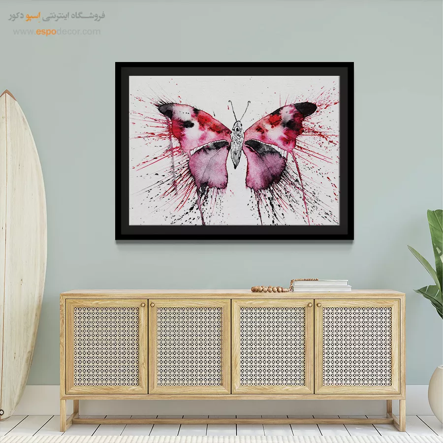 تابلو طرح آبرنگی - اسپو دکور