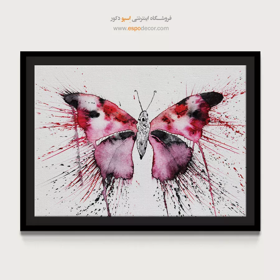 تابلو طرح آبرنگی - اسپو دکور