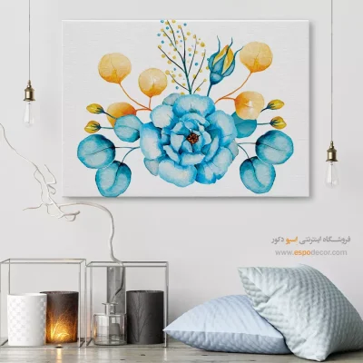 تابلو طرح آبرنگی - اسپو دکور