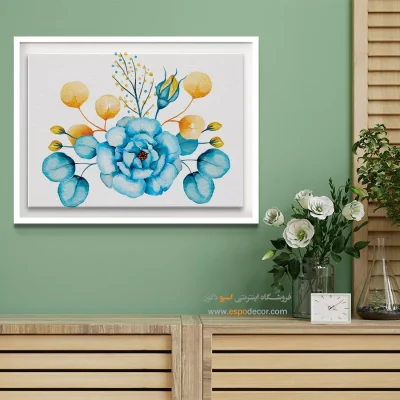 تابلو طرح آبرنگی - اسپو دکور
