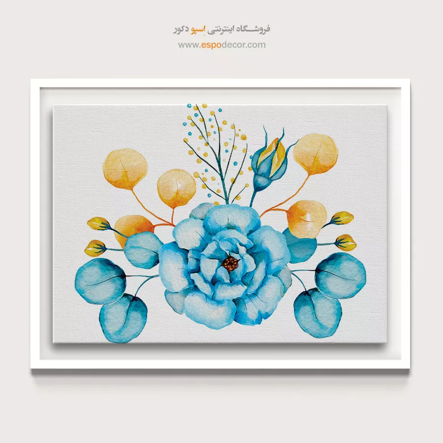 تابلو طرح آبرنگی - اسپو دکور