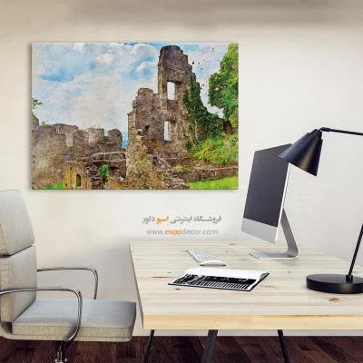 تابلو طرح آبرنگی - اسپو دکور