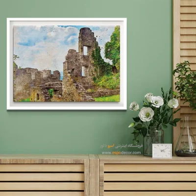 تابلو طرح آبرنگی - اسپو دکور