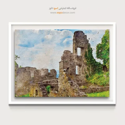 تابلو طرح آبرنگی - اسپو دکور
