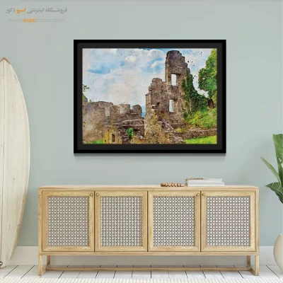 تابلو طرح آبرنگی - اسپو دکور