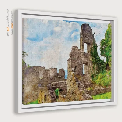 تابلو طرح آبرنگی - اسپو دکور