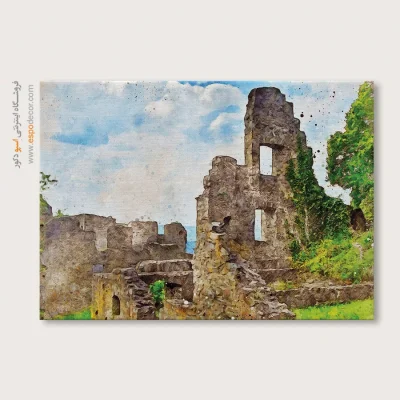 تابلو طرح آبرنگی - اسپو دکور