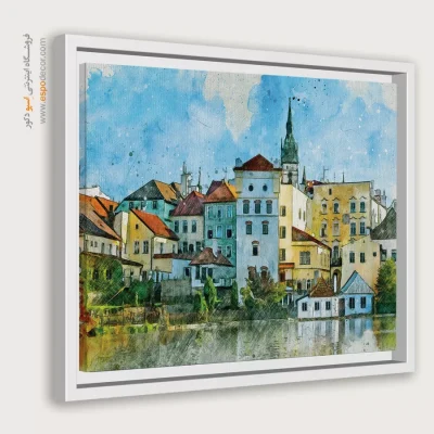 تابلو طرح آبرنگی - اسپو دکور