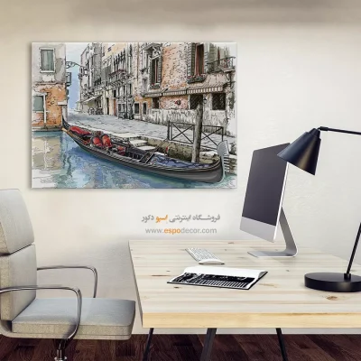 تابلو طرح آبرنگی - اسپو دکور