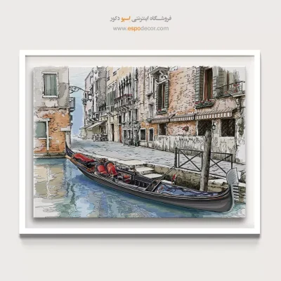 تابلو طرح آبرنگی - اسپو دکور