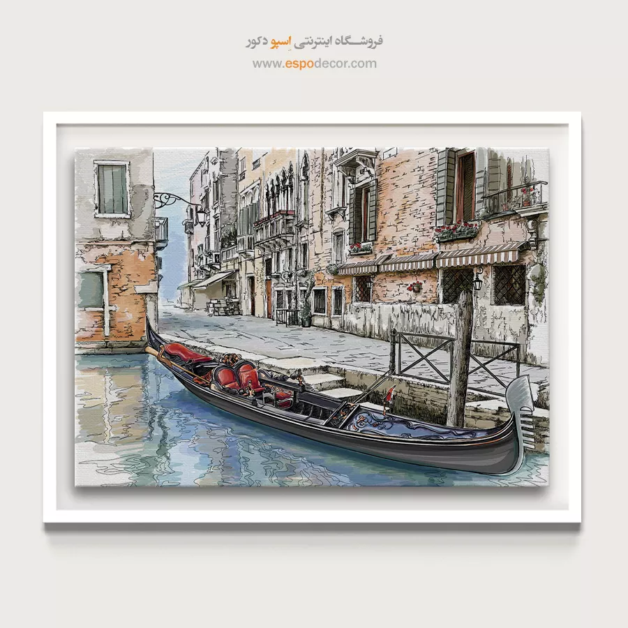 تابلو طرح آبرنگی - اسپو دکور