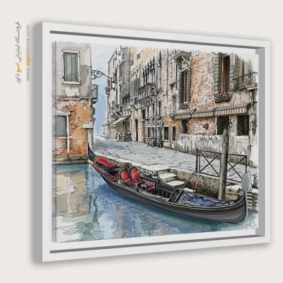 تابلو طرح آبرنگی - اسپو دکور