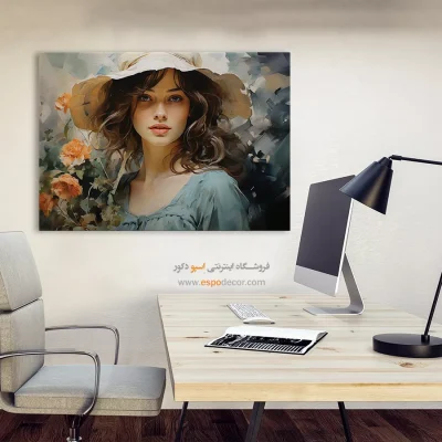 تابلو طرح آبرنگی - اسپو دکور