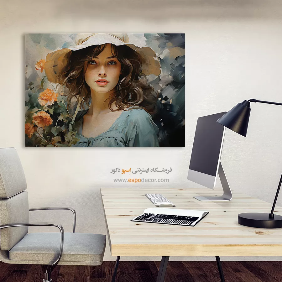 تابلو طرح آبرنگی - اسپو دکور