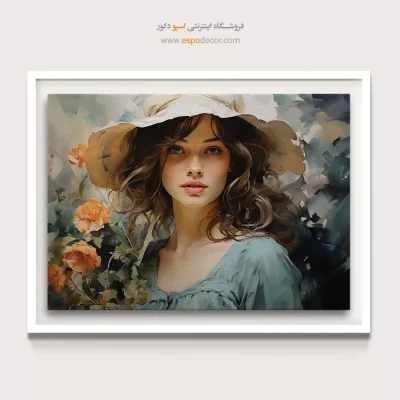 تابلو طرح آبرنگی - اسپو دکور