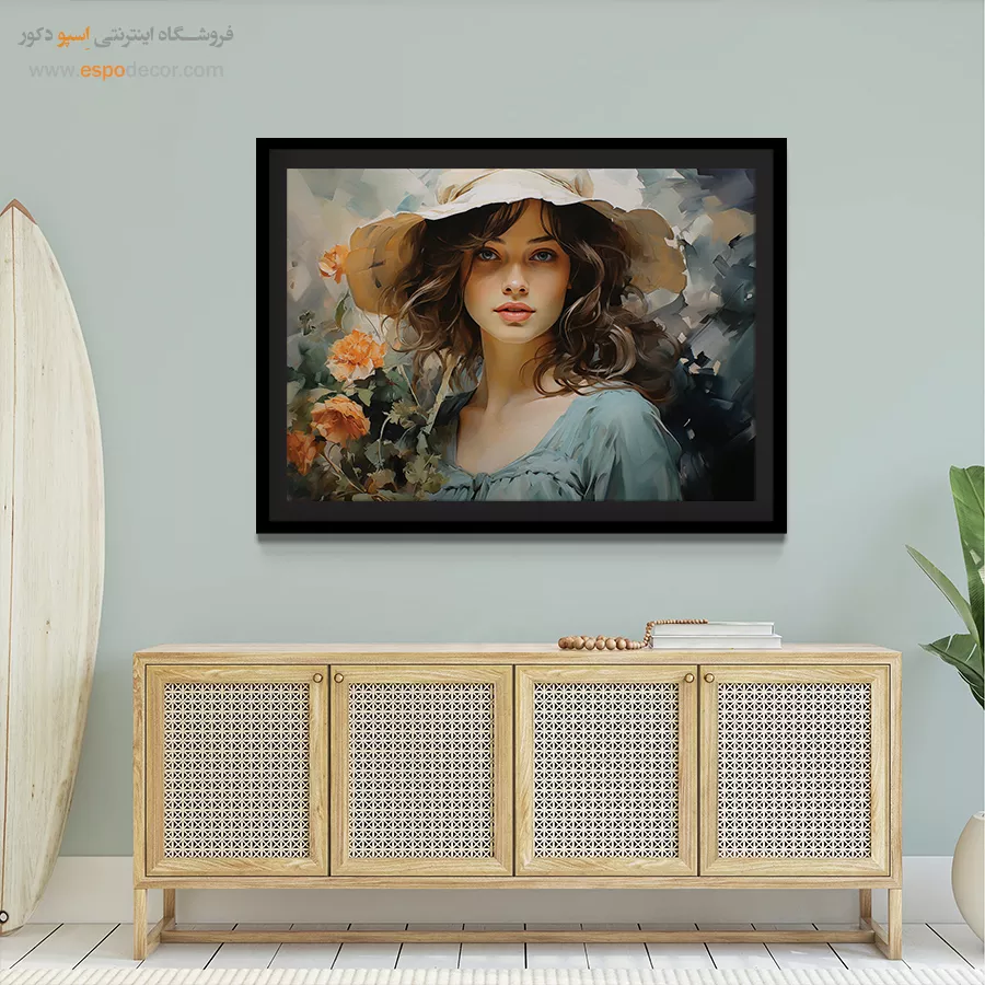 تابلو طرح آبرنگی - اسپو دکور