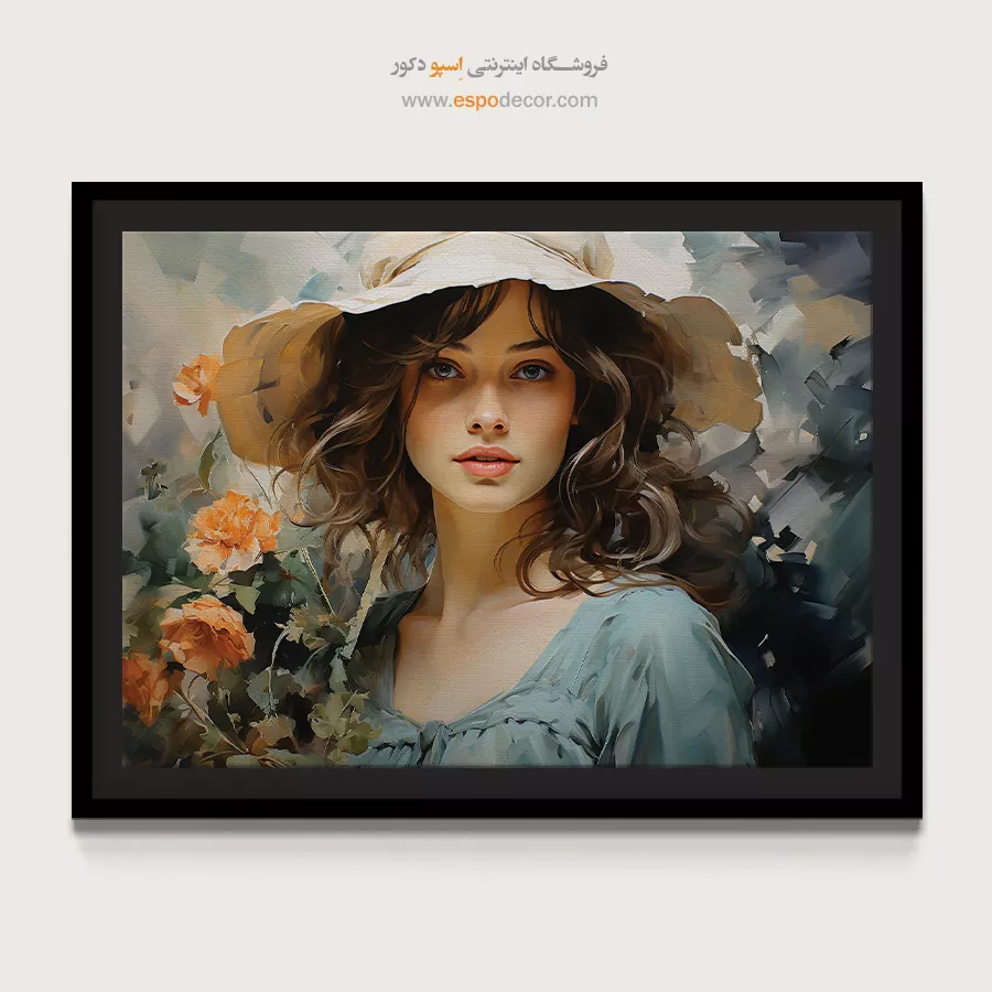 تابلو طرح آبرنگی - اسپو دکور