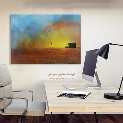 تابلو طرح آبرنگی - اسپو دکور