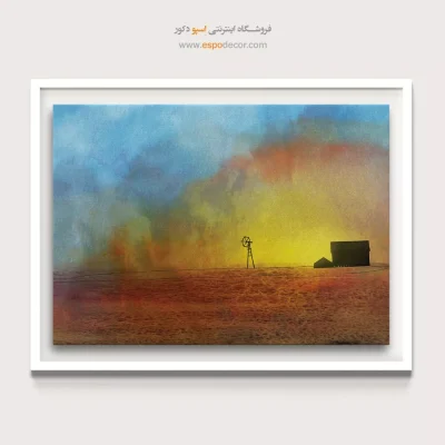 تابلو طرح آبرنگی - اسپو دکور