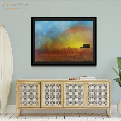 تابلو طرح آبرنگی - اسپو دکور