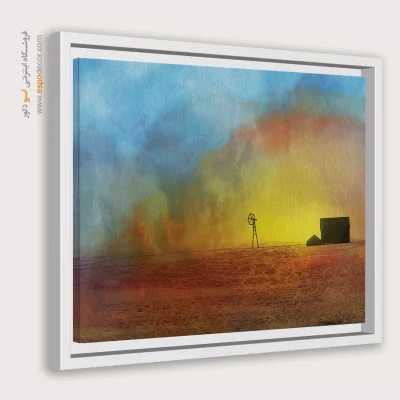 تابلو طرح آبرنگی - اسپو دکور