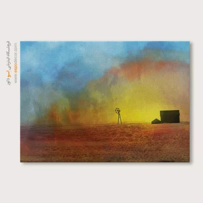 تابلو طرح آبرنگی - اسپو دکور