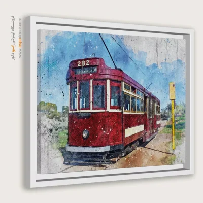 تابلو طرح آبرنگی - اسپو دکور