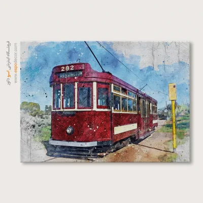 تابلو طرح آبرنگی - اسپو دکور