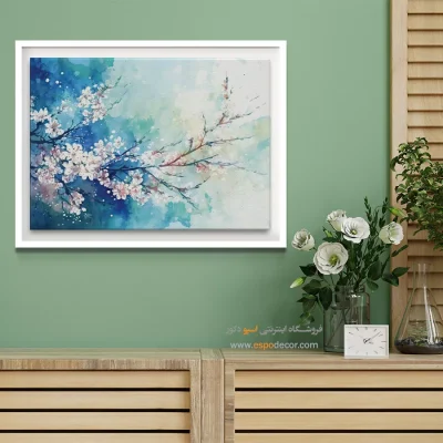 تابلو طرح آبرنگی - اسپو دکور