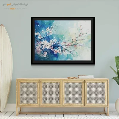 تابلو طرح آبرنگی - اسپو دکور