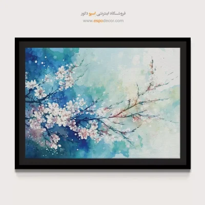 تابلو طرح آبرنگی - اسپو دکور