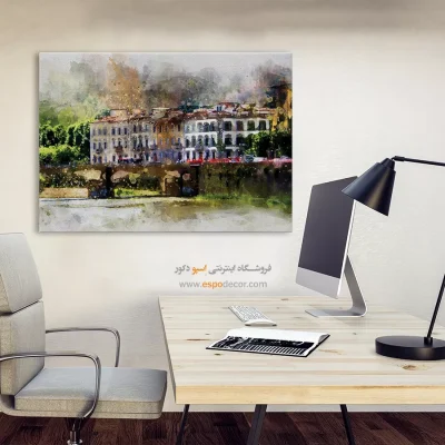 تابلو طرح آبرنگی - اسپو دکور