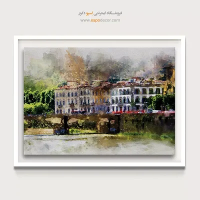 تابلو طرح آبرنگی - اسپو دکور