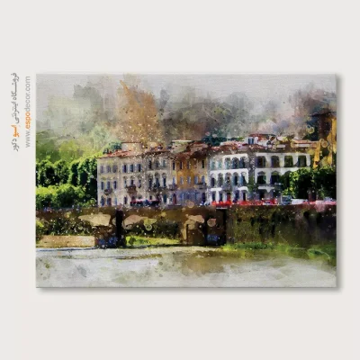 تابلو طرح آبرنگی - اسپو دکور