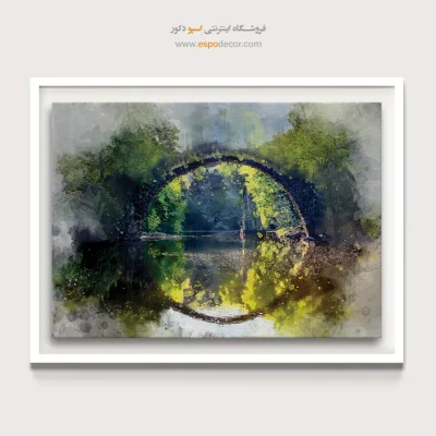 تابلو طرح آبرنگی - اسپو دکور